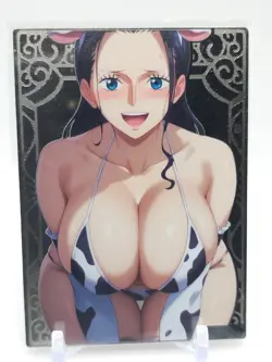 Goddess Story - Silver Metal Waifu Card - Nico Robin - NUMBERED 014/100 - Image 1