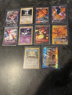 Pokemon Card Lot Gyarados Ex Full Art. Mew Xy192 3 Charizards. Tag Team Promo - Image 1