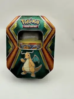 Pokemon TCG Dragonite Promo Tin With cards - Image 1