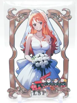 Goddess Story - Silver Metal Waifu Card - Nami - NUMBERED 058/200 - Image 1