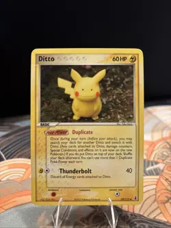 Pokemon TCG 2005 Ditto Card Pikachu, EX Delta Species, Card 39/113 - Image 1
