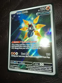 Iron Moth 187/182 Sv04: Paradox Rift Pokemon TCG Holo Card NM+ Condition - Image 2