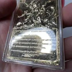 Mewtwo Pokemon 23k Gold-Plated Trading Card and Pokeball - Limited Edition 1999 - Image 4