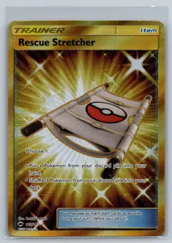Rescue Stretcher 165/147 Sm-Burning Shadows Holo Card NM Condition - Image 1