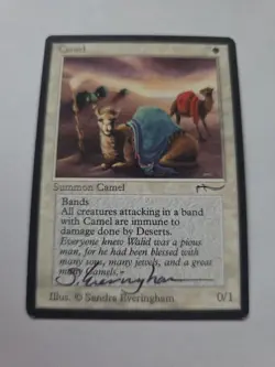 Camel SIGNED By Sandra Everingham Magic The Gathering - Image 1