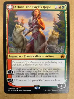 MTG 1x Arlinn, the Pack's Hope 211 Innistrad Midnight Hunt Magic Gathering x1 NM - Image 1