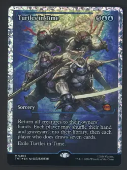 Magic The Gathering MTG Turtles in Time FRACTURE FOIL #0294 Sorcery - Image 1