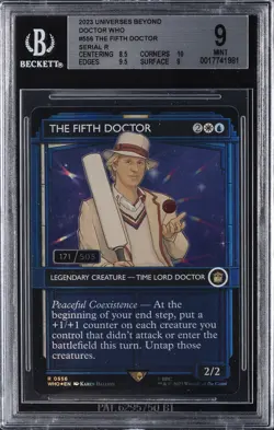 2023 MTG UNIVERSE BEYOND DOCTOR WHO, SERIAL R #556 THE FIFTH DOCTOR BGS 9 - Image 1