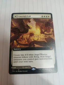 Emeria's Call Wotc Mtg Extended Art Edh ZNR 317 M MAGIC THE GATHERING - Image 1