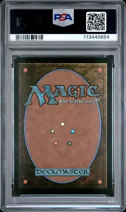 2023 MTG COMMANDER MASTERS FOIL #440 ISLAND PSA 8 - Image 2