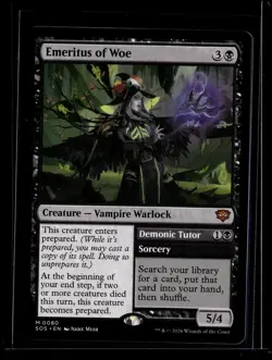 Emeritus of Woe - 80 - SOS - NM - MTG Magic the Gathering - Image 1