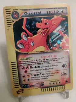 **Custom-made**High Quality,Holo,Crystal Charizard "Display-card" - Image 3