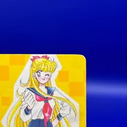 Minako Aino 10 Sailor Moon R Card Collection Game TCG Prism Japanese Rare - Image 3
