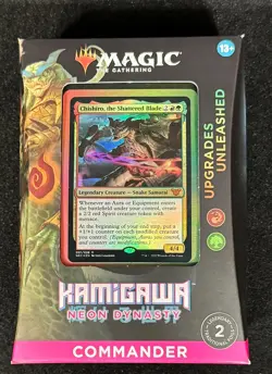 Magic the Gathering MTG KAMIGAWA NEON DYNASTY Commander Deck UPGRADES UNLEASHED - Image 1