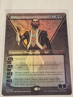 Ral Zarek, Guest Lecturer (Borderless) Secrets of Strixhaven Foil - Image 1
