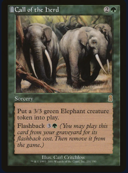 1x Call of the Herd (ODY) - SP - Free Shipping! - Image 1