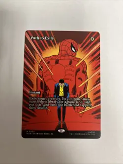 Path To Exile Borderless Nonfoil Spiderman MTG - Image 1