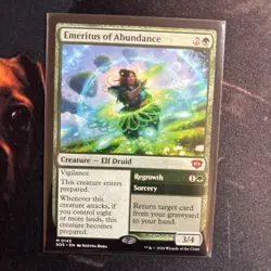 Mtg Emeritus Of Abundance - Secrets Of Strixhaven + Bonus Foils - Image 4