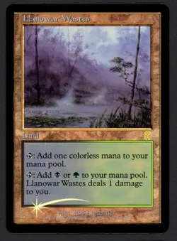 ***FOIL Llanowar Wastes** MTG Apocalypse Magic Kid Icarus - Image 1