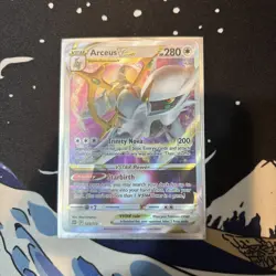 Pokemon TCG Arceus VSTAR Holo Ultra Rare Card 123/172 Brilliant Stars - Image 1