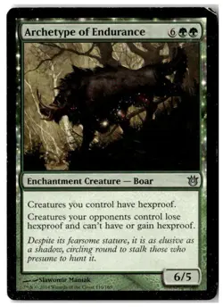 MTG Archetype of Endurance - Born of the Gods Heavily Played English - Image 1