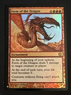 1x Foil Form of the Dragon (187) Mystery Booster LP MTG Magic the Gathering x1 - Image 1