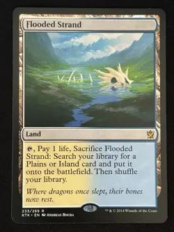 1x MTG Flooded Strand - Khans of Tarkir (KTK) #233 - Magic the Gathering - Image 3