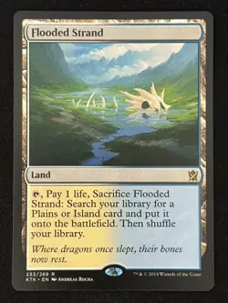 1x MTG Flooded Strand - Khans of Tarkir (KTK) #233 - Magic the Gathering - Image 5