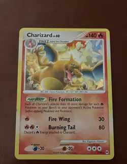 RARE CHARIZARD CRACKED ICE HOLO - POKEMON 2009 ARCEUS - Image 1