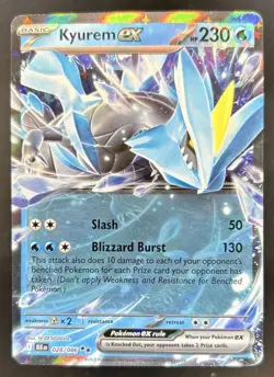 2025 Pokemon Black Bolt Kyurem ex Double Rare #028/086 - Image 1