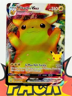 Pikachu VMAX 2020 Pokemon Celebrations Black Star Promo SWSH062 - Image 1