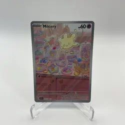 Pokemon Milcery - Illustration Rare Holo SV07: Stellar Crown 152/142 NM - Image 1