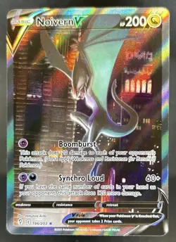 2021 Pokemon SWSH Evolving Skies Noivern V #196/203 - Image 1