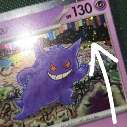 WHOLE SWIRL 🌀💫 Gengar 094/165 151 Club Cosmos Holo Nintendo Pokemon Card - Image 1