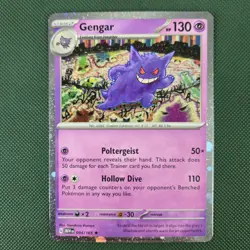 WHOLE SWIRL 🌀💫 Gengar 094/165 151 Club Cosmos Holo Nintendo Pokemon Card - Image 3