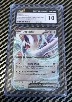 Lugia EX #17/34 CGC Gem 10 Mint Pokemon TCG Classic Holo - Image 1