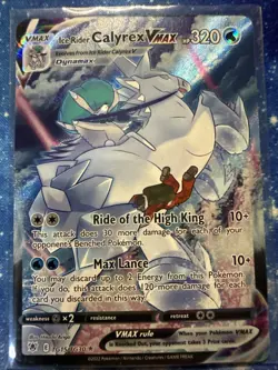 Ice Rider Calyrex VMAX TG15/TG30 Ultra Rare Holo Astral Radiance Pokemon LP - Image 1