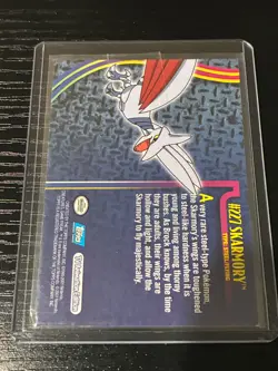 Pokemon Topps Johto Series 1 Skarmory #227- blue label, non-holo - Image 2