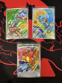 Pokemon TCG First Partner Illustration Collection Series 1 Kanto GEN 1 Set - Image 1
