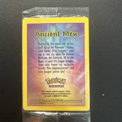 POKEMON Promo Card ANCIENT MEW Movie 2000 Foil Sealed New! HOLOFOIL - Mint New! - Image 3