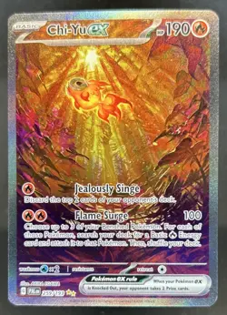 2023 Pokemon SV Paldea Evolved Chi-Yu ex Special Illustration Rare #259/193 - Image 1