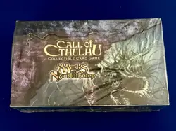 CALL OF CTHULHU COLLECTIBLE CARD GAME (CCG) BOOSTER PACK BOX - NEW SEALED - Image 1