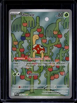 2025 Pokemon Mega Evolution Shuckle Illustration Rare #136/132 - Image 1