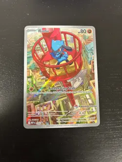 2025 Mega Evolution Riolu Black Star Pokemon Center Promo #MEP EN 010 - Image 1
