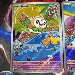 Pokemon First Partner Illustration Collection Gen 7 Full Set Alola Sku002 - Image 2