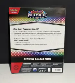 Pokemon Scarlet & Violet Prismatic Evolutions BinderCollection Lot of Two Sealed - Image 3