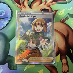 Pokemon Gardenia's Vigor 184/189 Astral Radiance Sword & Shield FULL ART TRAINER - Image 1