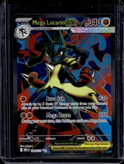 2025 Pokemon Mega Evolution Lucario ex Ultra Rare #160/132 - Image 1
