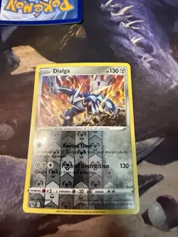 Pokemon TCG Dialga Reverse Holo Card 121/185 Vivid Voltage nm - Image 1