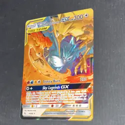 POKEMON MOLTRES & ZAPDOS & ARTICUNO GX TAG TEAM HOLO ULTRA RARE 44/68 300 HP EN… - Image 3
